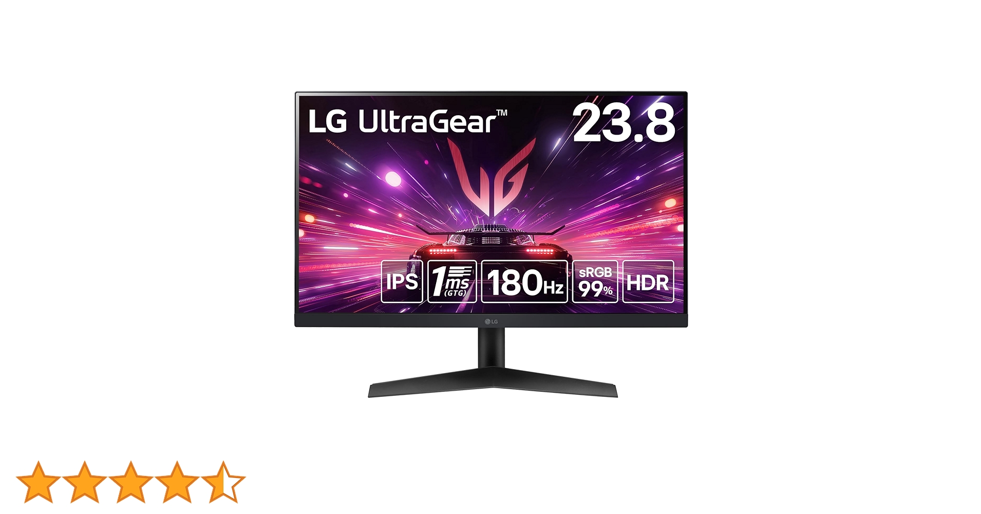 [美品] ゲーミングモニター　24型UltraGear LG 24GS50F 24 inch UltraGear LCD FHD 180Hz Gaming Monitor with AMD